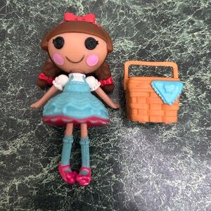 Lalaloopsy Mini 3” Dotty Gale Winds Wizard Of Oz Doll + Basket
